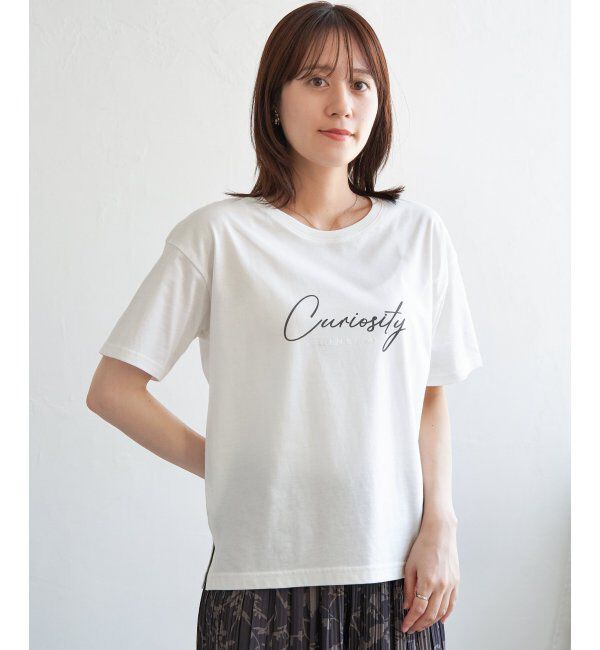 ikka「ロゴフォトプリントＴ」|Tシャツ・カットソー|