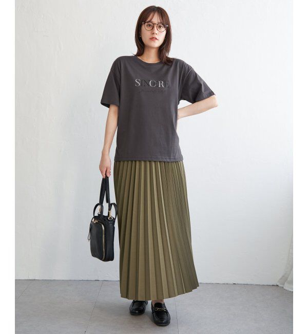 ikka「ロゴフォトプリントＴ」|Tシャツ・カットソー|