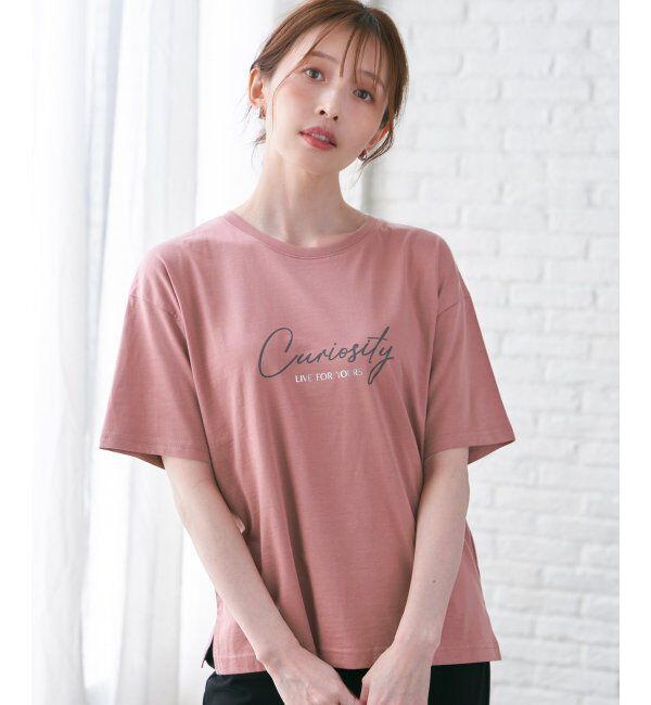 ikka「ロゴフォトプリントＴ」|Tシャツ・カットソー|