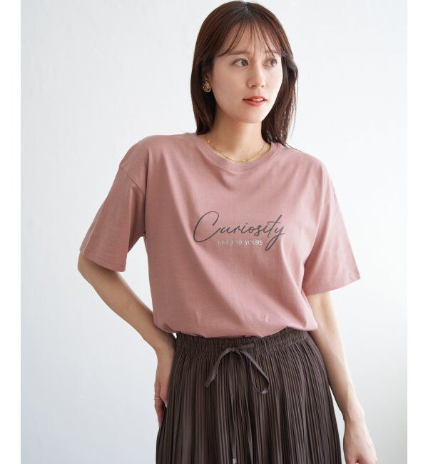 ikka「ロゴフォトプリントＴ」|Tシャツ・カットソー|