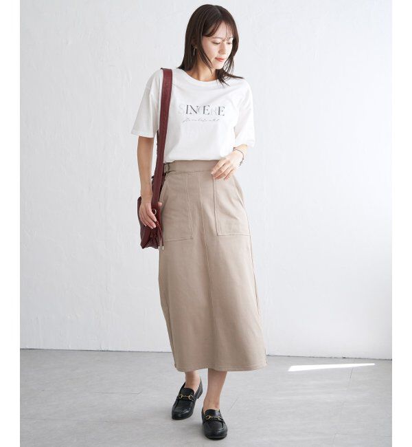 ikka「ロゴフォトプリントＴ」|Tシャツ・カットソー|