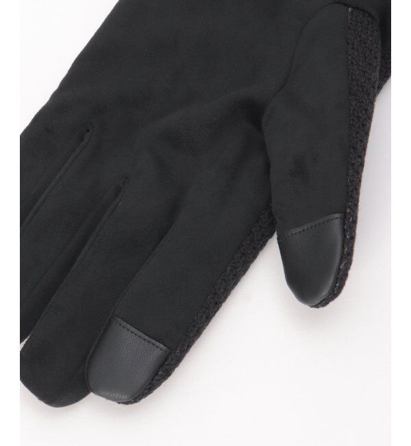 ikka「リブ編みグローブ」|手袋|