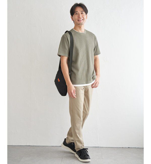 ikka「【雑誌MonoMax5月号掲載】冷感ドライワッフルフェイクT「小泉孝太郎さん着用モデル」」|Tシャツ・カットソー|