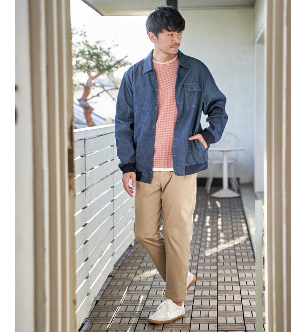 ikka「【雑誌MonoMax5月号掲載】冷感ドライワッフルフェイクT「小泉孝太郎さん着用モデル」」|Tシャツ・カットソー|