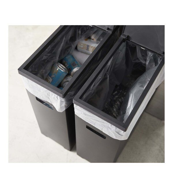 Lbc with Life「tower スリム蓋付きゴミ箱2個」|食器・キッチングッズ|