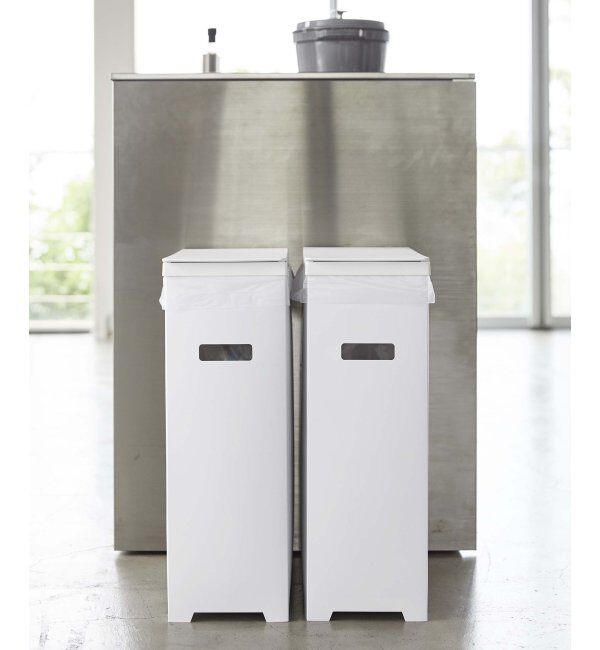 Lbc with Life「tower スリム蓋付きゴミ箱2個」|食器・キッチングッズ|