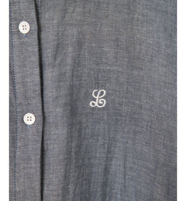 Lbc with Life「ダブルガーゼロゴ刺繍オーバーシャツ」|シャツ・ブラウス|