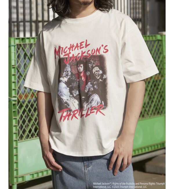 VENCE share style「Michael Jackson マイケル・ジャクソン ThrillerプリントTee」|Tシャツ・カットソー|