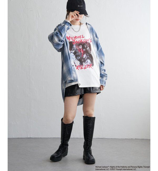 VENCE share style「Michael Jackson マイケル・ジャクソン ThrillerプリントTee」|Tシャツ・カットソー|