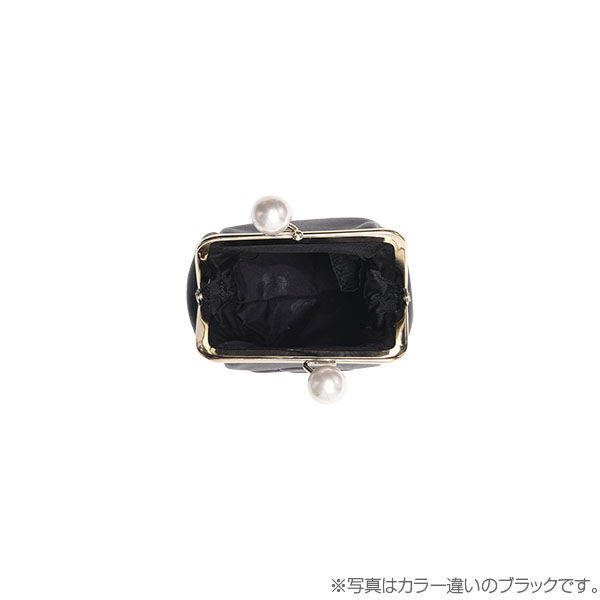  「マリークヮント エンボスデイジーパール ガマ口マルチポーチ パールピンク 本体 (H13.5&times;W12&times;D5cm)」|コスメ雑貨|