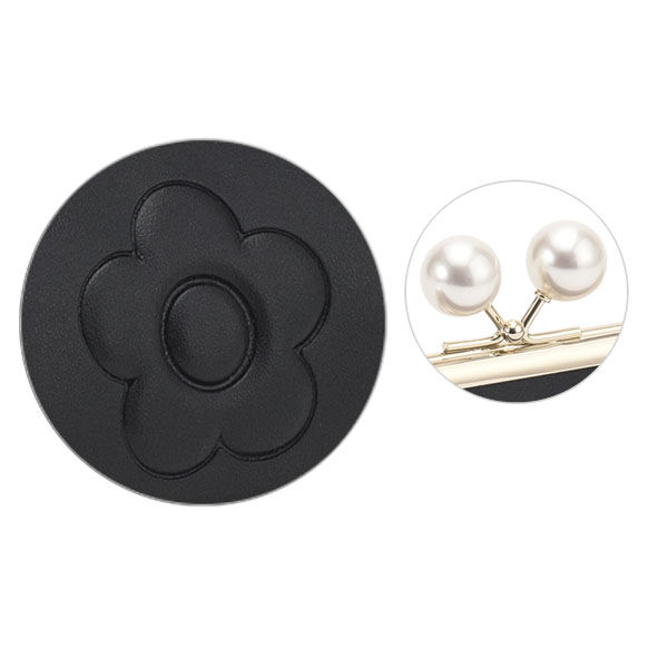 MARY QUANT「エンボスデイジーパール ガマ口ペンケース」|ポーチ|