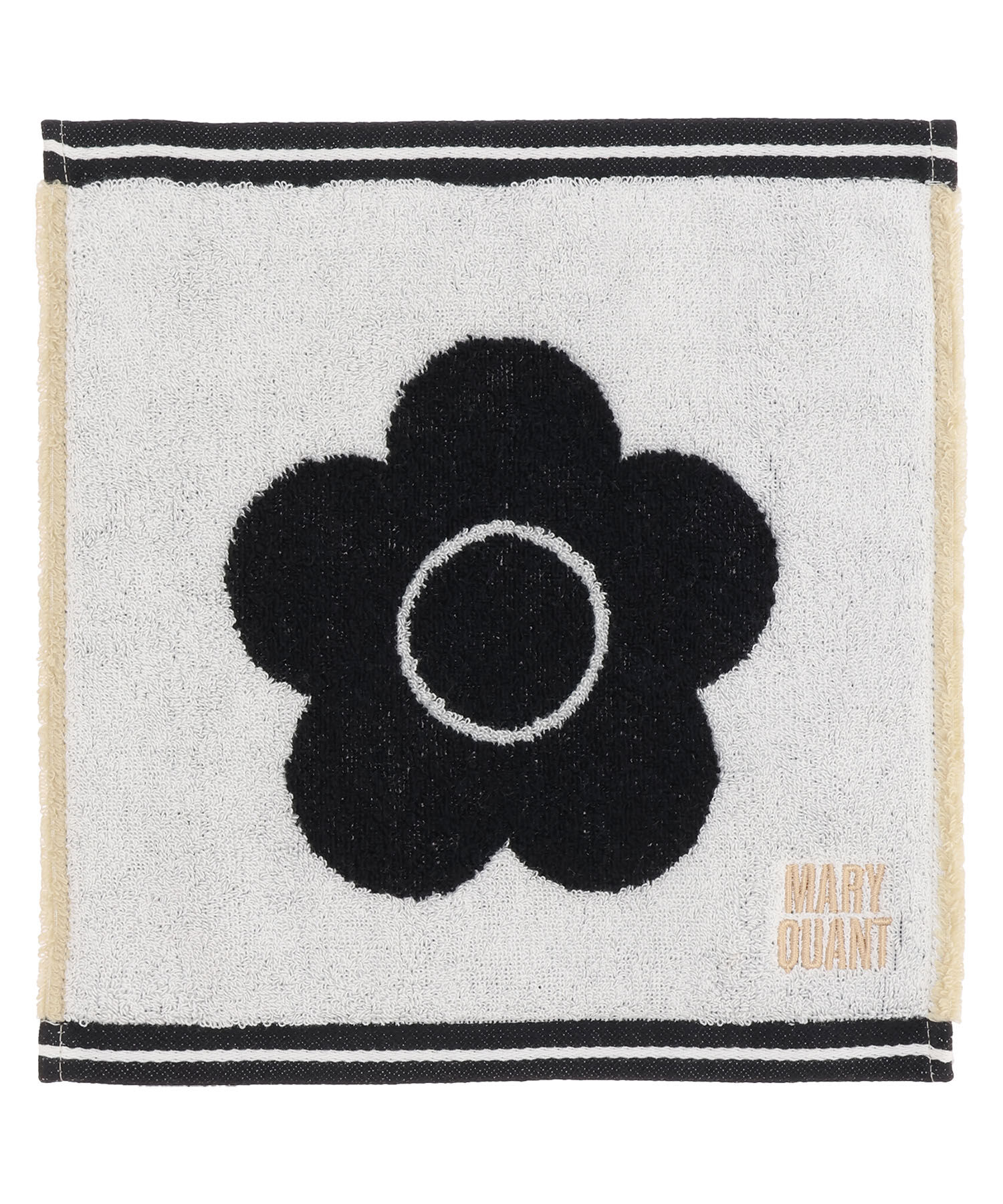 MARY QUANT「BIGデイジー ミニタオル」|タオル|ホワイト