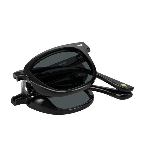  「 ウェリントン型 サングラス | 折りたたみ式、（専用ケース付）、カラーレンズ Zoff  レンズ交換券付」|サングラス|