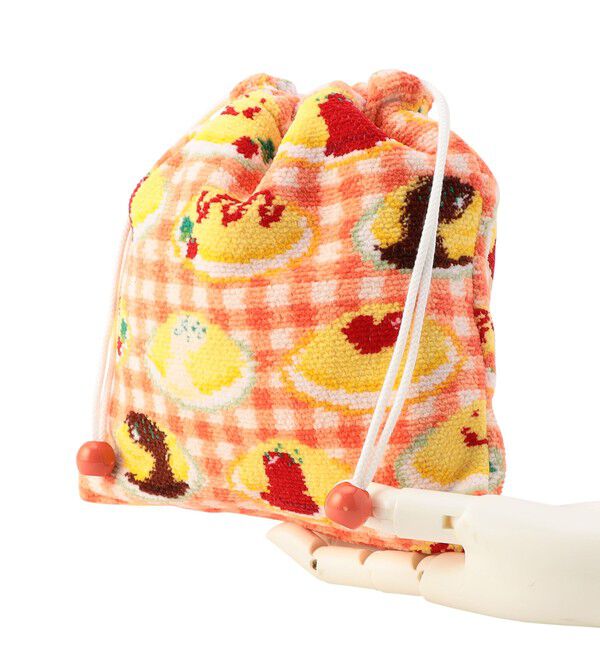 LOVERARY BY FEILER「ハッピーオムライス　巾着　L/HOR-243071」|ポーチ|