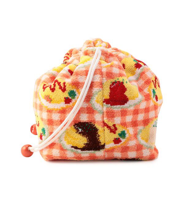 LOVERARY BY FEILER「ハッピーオムライス　マチ付き巾着　L/HOR-243072」|ポーチ|