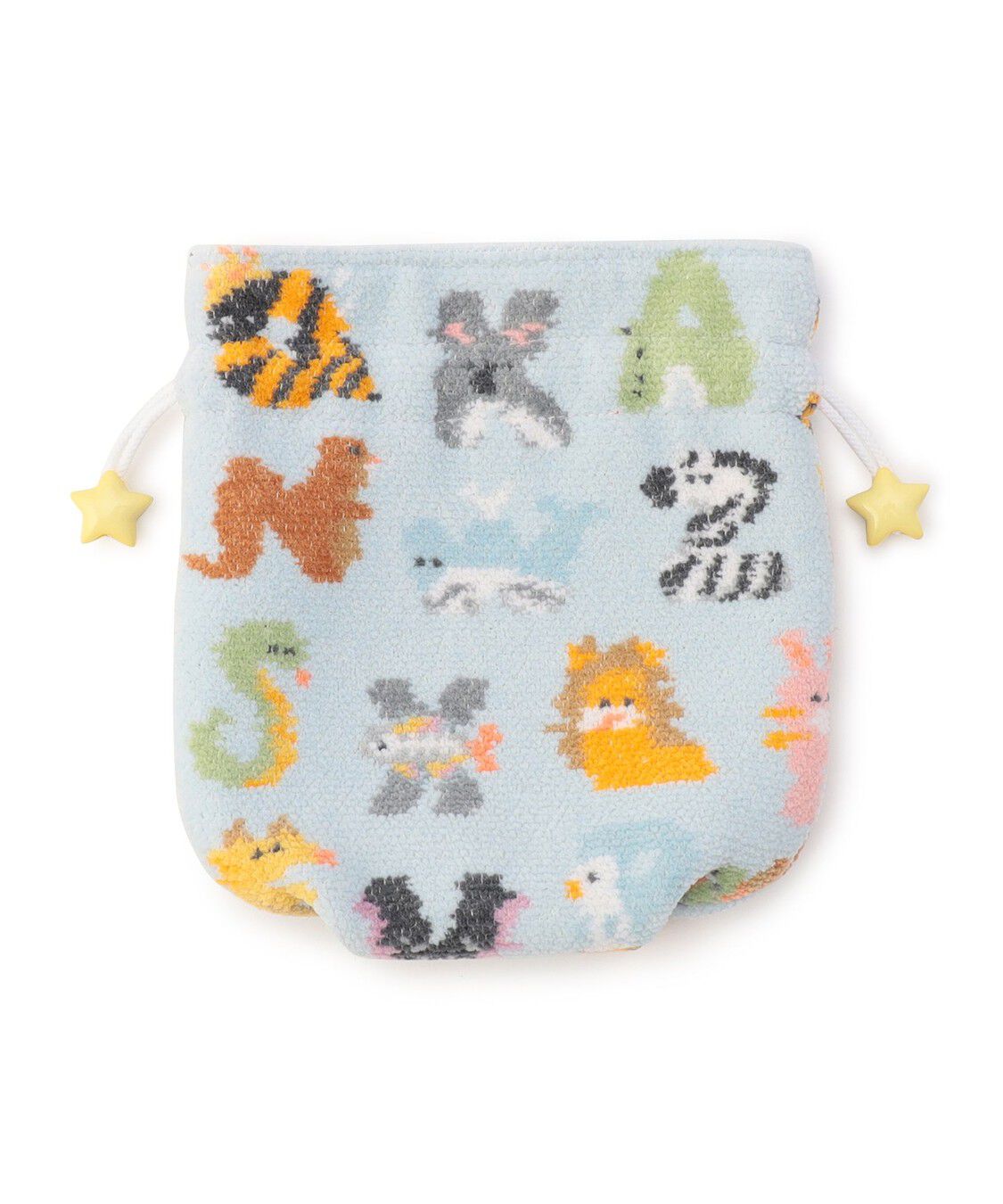 LOVERARY BY FEILER「エービーシーズー　巾着　L/ABC-257111」|ポーチ|