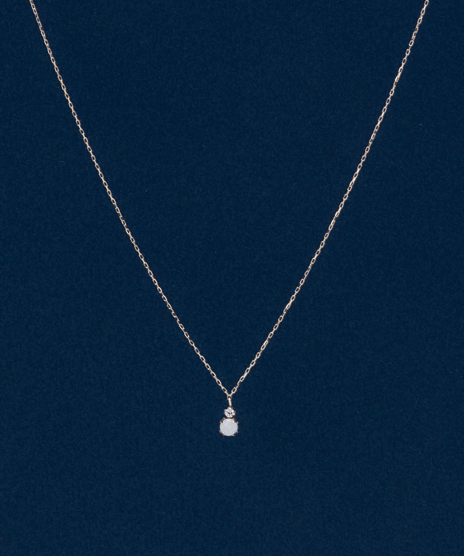 Phoebe「【K10】ジュエルラックネックレス　オパール/BOX付き/全長:40cm」|ネックレス|ゴールド