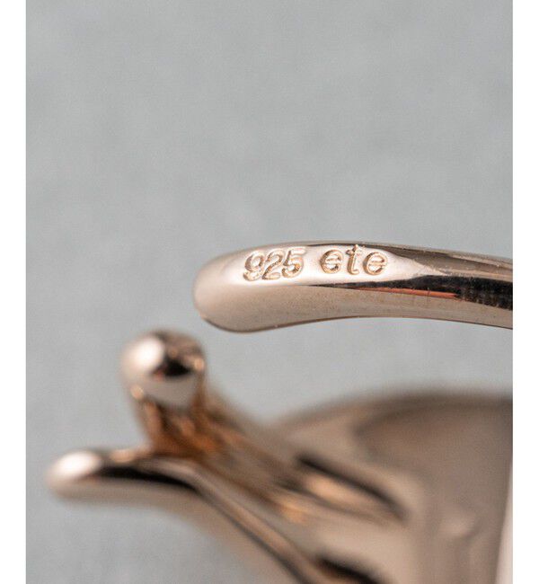 ete「フープイヤリング ペタル」|イヤリング|