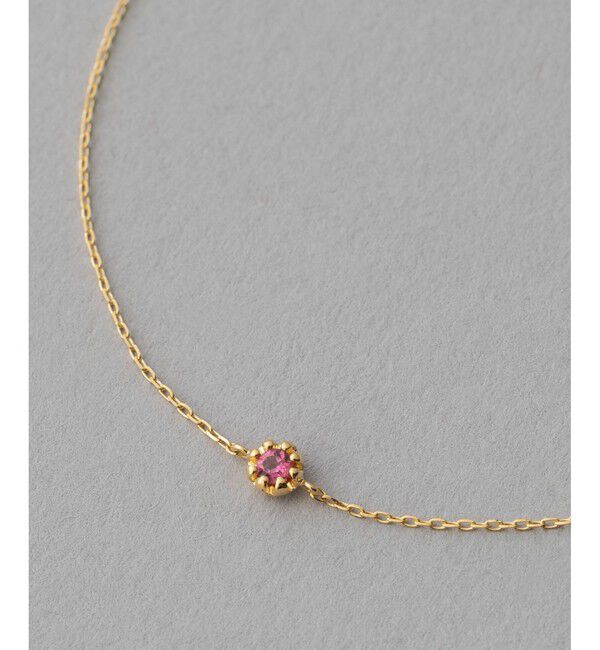 ete「K18YG フルール ブレスレット（誕生石 1・2・3・6・8・10・11・12月）」|ブレスレット・バングル|