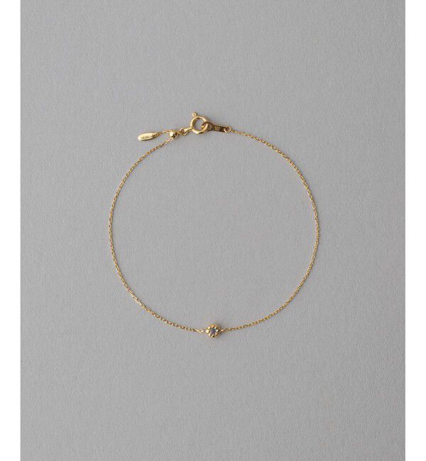 ete「K18YG フルール ブレスレット（誕生石 1・2・3・6・8・10・11・12月）」|ブレスレット・バングル|H