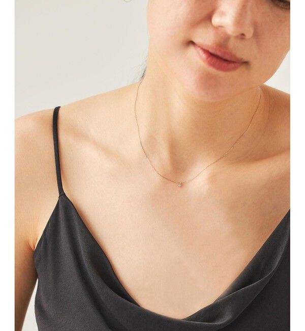 ete「[レイヤード] K10MPG ダイヤモンド ネックレス」|ネックレス|