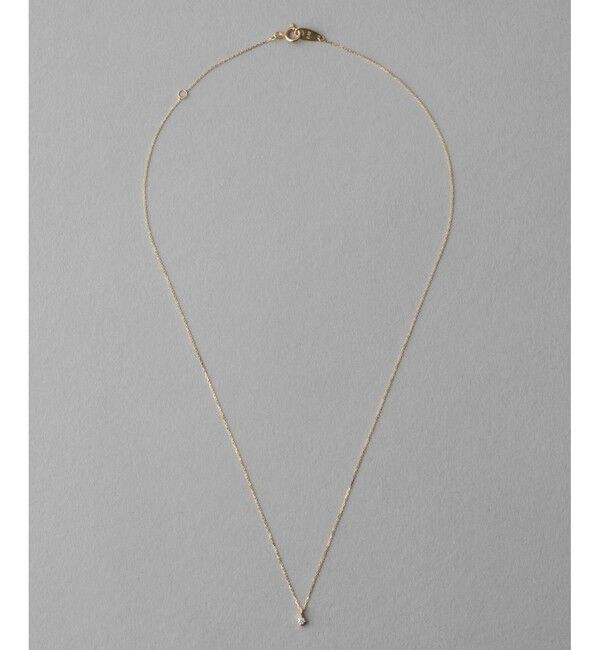 ete「[レイヤード] K10YG ダイヤモンド ネックレス」|ネックレス|