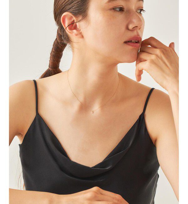 ete「[レイヤード] K10YG ダイヤモンド ネックレス」|ネックレス|