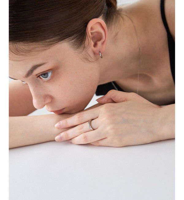 ete「[ONLINE Limited] クレセントムーン リング」|リング|