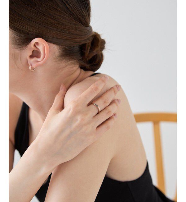 ete「[ONLINE Limited] クレセントムーン リング」|リング|