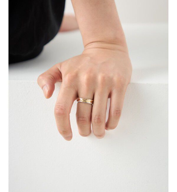 ete「[トリカラー] ニュアンス リング」|リング|