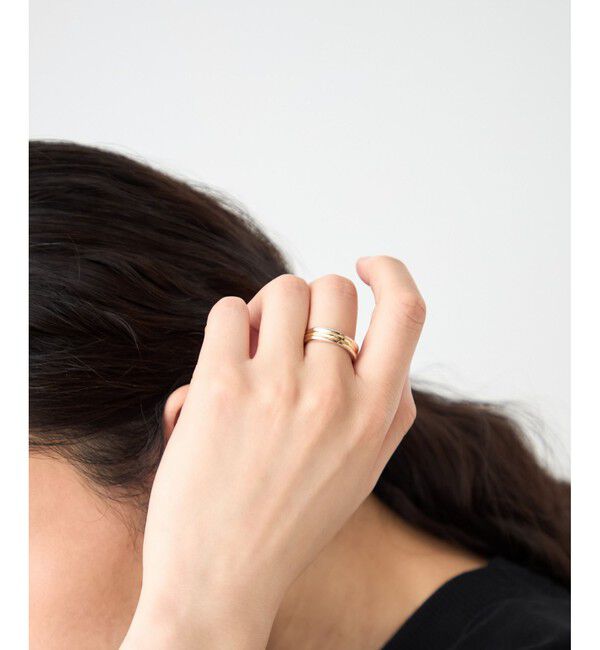 ete「[トリカラー] ニュアンス リング」|リング|