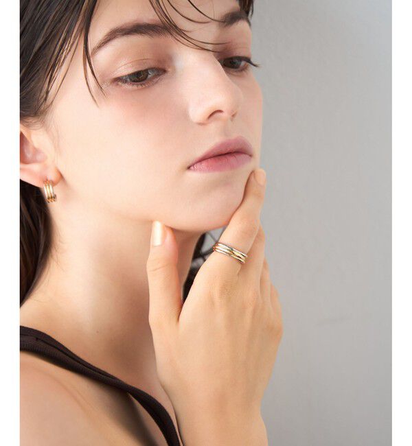 ete「[トリカラー] ニュアンス リング」|リング|