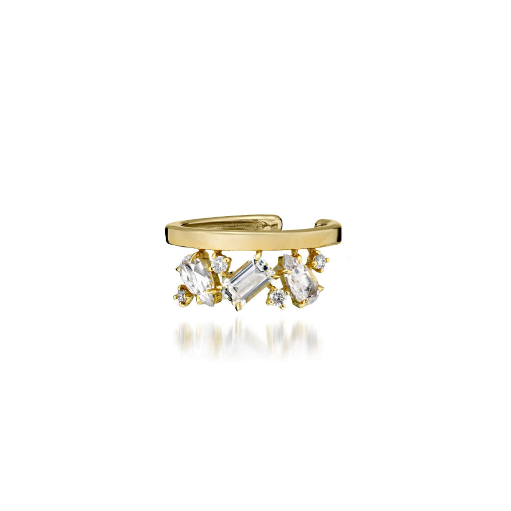 STAR JEWELRY「GLIMMER CLUSTER」|イヤーカフ|ゴールド