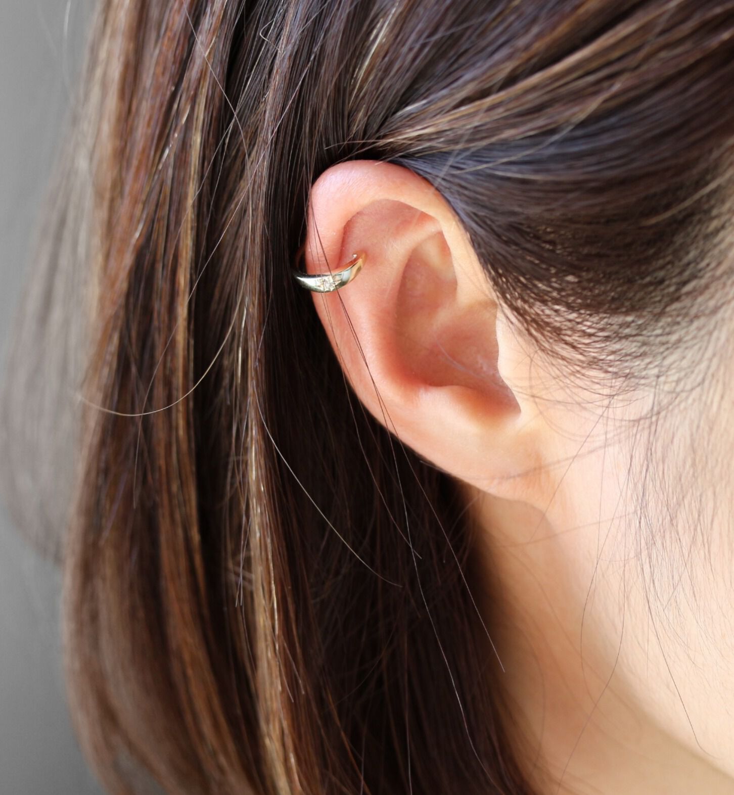  「ダイヤモンド シリウス イヤーカフ | K10YG 【片耳用】」|イヤーカフ|