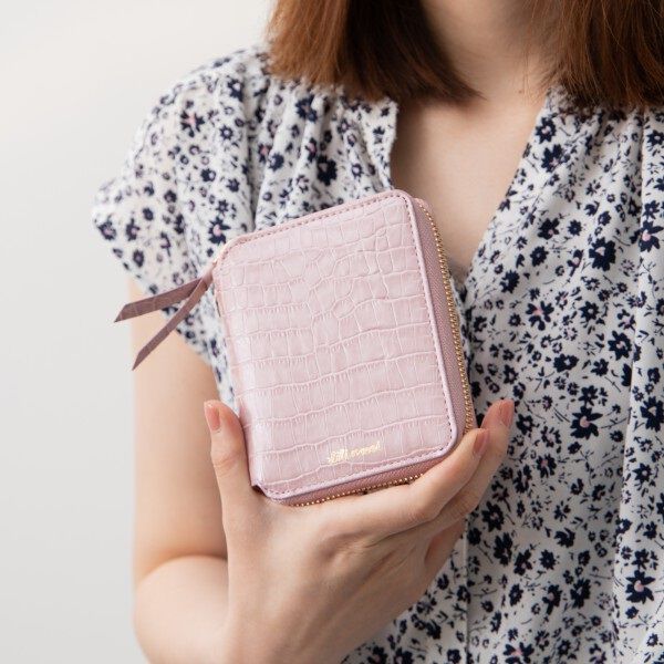  「メタルチャーム・２つ折りラウンド　ウォレット　／Ｌｉｌｉｅｔｍｏｉ」|財布|