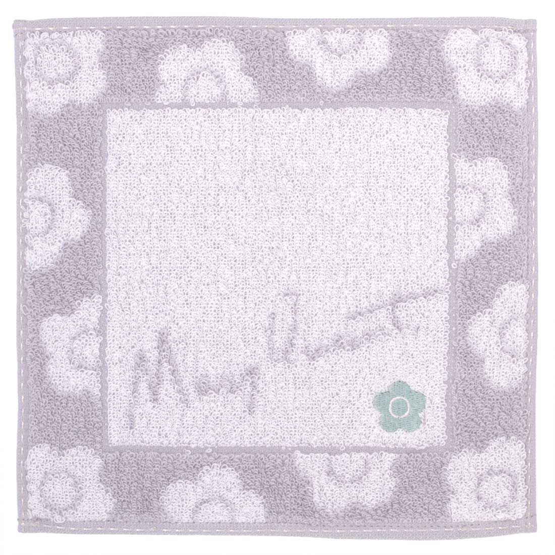  「MARY QUANT ミニタオルハンカチ＜デイジー＞」|タオル|グレー