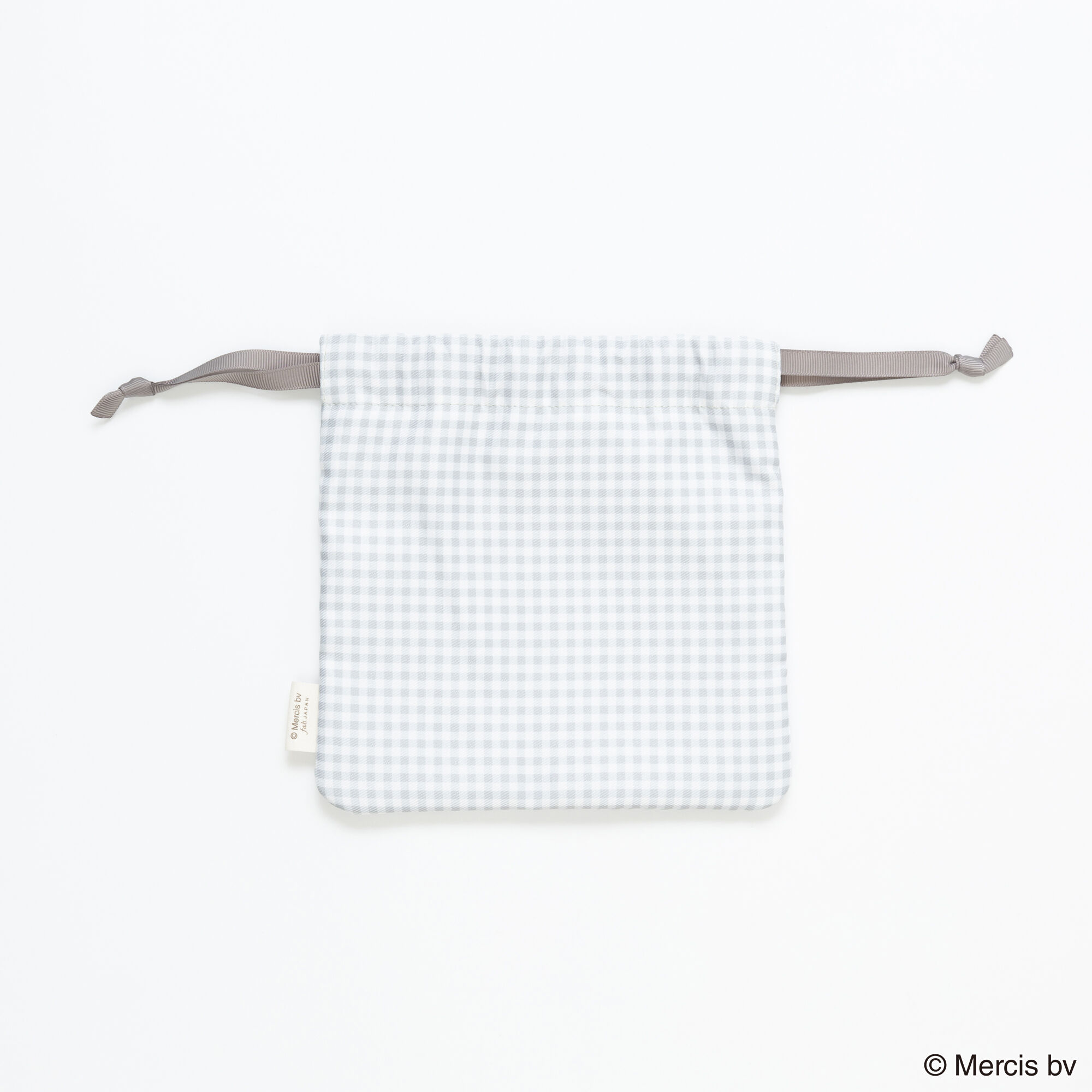  「BRUNA  CHECKERED 巾着」|ポーチ|