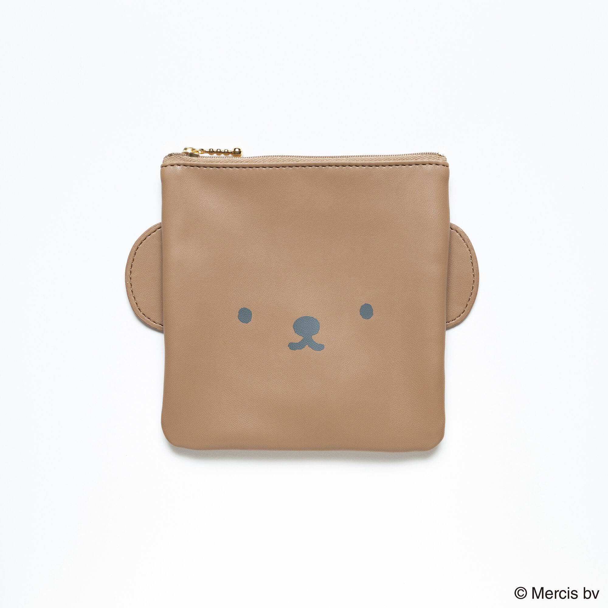  「BRUNA MIMITSUKI フラットポーチ」|ポーチ|BRN