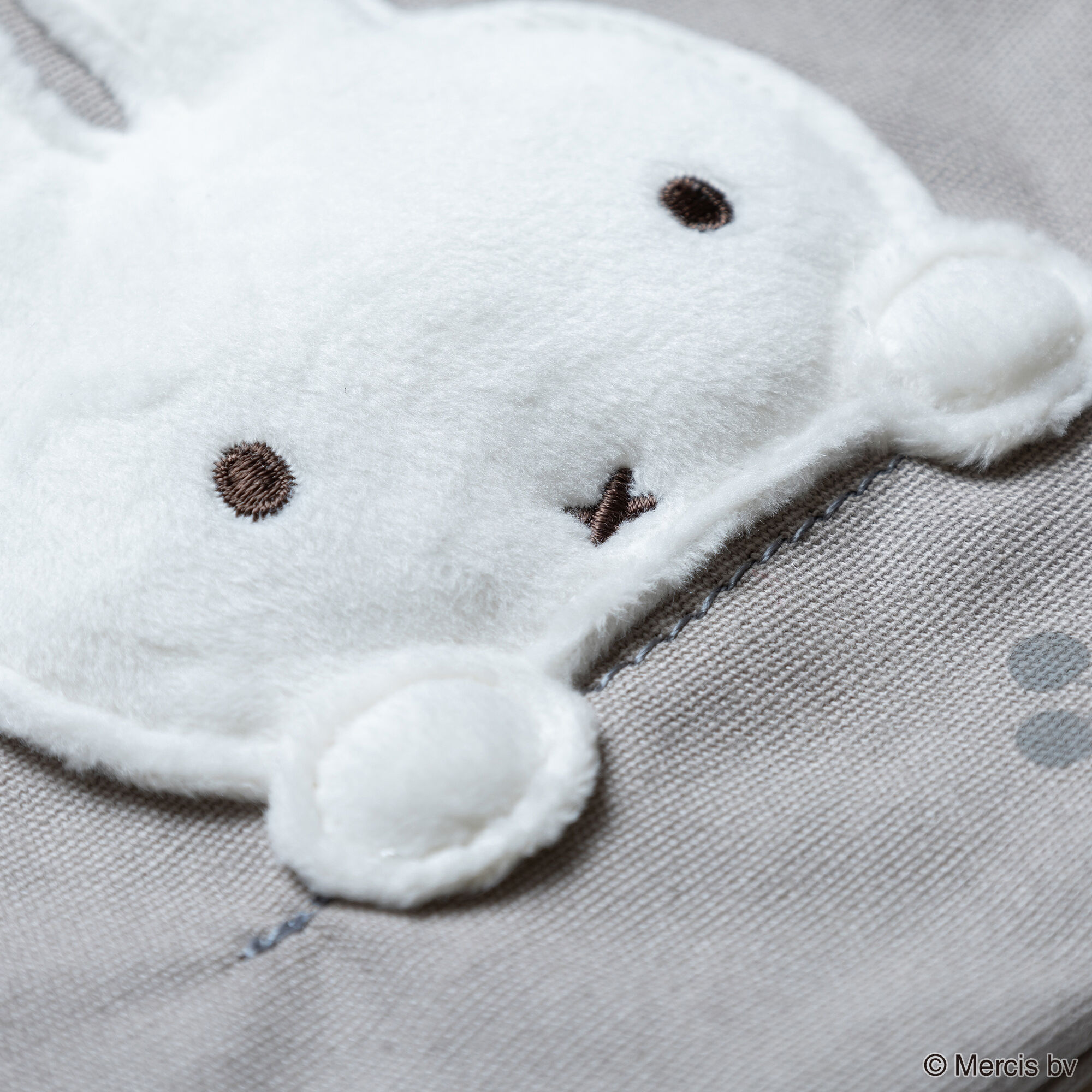  「MIFFY CHERRY APPLIQUE フラットポーチ」|ポーチ|