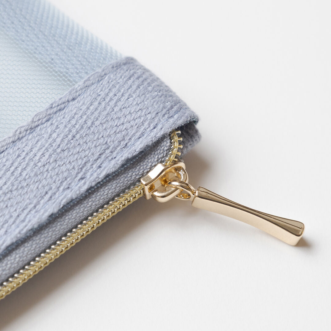  「八八 リサイクルメッシュフラットポーチ」|ポーチ|