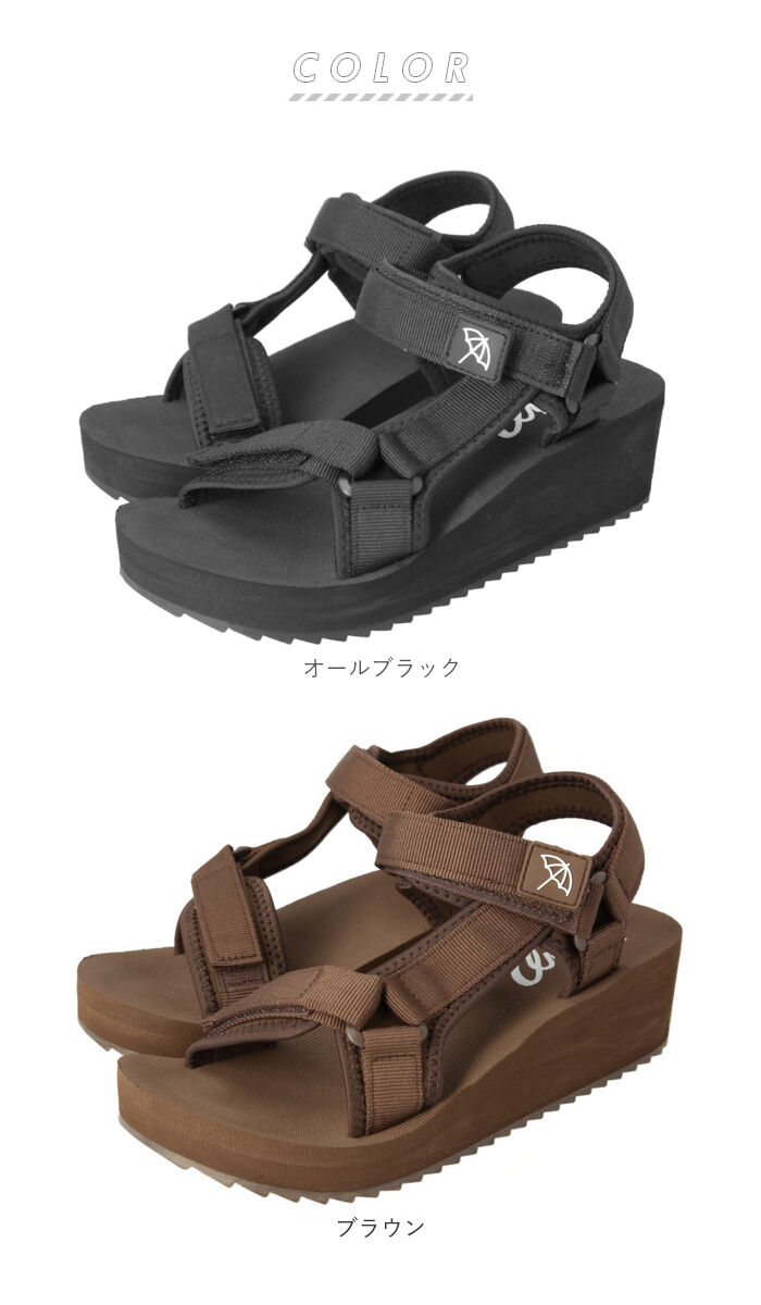 BACKYARD FAMILY「アーノルドパーマー サンダル 通販 スポーツサンダル レディース 厚底 ウェッジソール 歩きやすい」|サンダル|