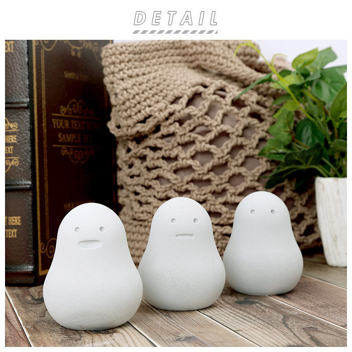 BACKYARD FAMILY「珪藻土 soil 通販 下駄箱 消臭 だるま 直径53&times;高さ70mm ソイル SOIL soil」|シューケア|