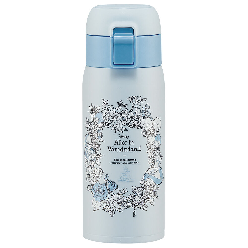 BACKYARD FAMILY「スケーター 水筒 キッズ ワンタッチ 350ml 通販 ステンレスボトル マグボトル 保冷 保温」|食器・キッチングッズ|ブルー1