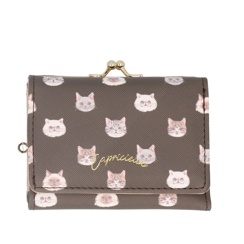 BACKYARD FAMILY「財布 三つ折り レディース コンパクト 三つ折り財布 通販 ミニ財布 三つ折 ミニサイフ」|財布|ブラウン1