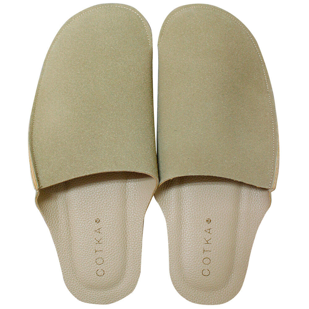 BACKYARD FAMILY「携帯スリッパ おしゃれ スエード 通販 スリッパ 室内履き 室内ばき ルームシューズ 折らない」|ルームシューズ|ブラウン2