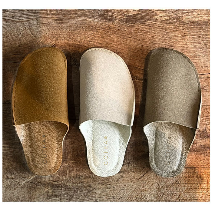 BACKYARD FAMILY「携帯スリッパ おしゃれ スエード 通販 スリッパ 室内履き 室内ばき ルームシューズ 折らない」|ルームシューズ|