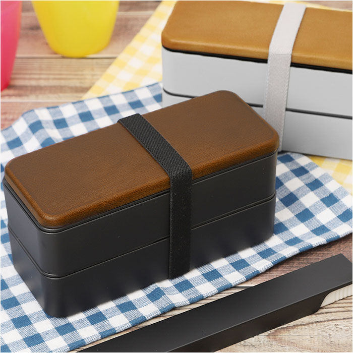 BACKYARD FAMILY「MIYS ミース 弁当箱 2段 通販 600ml 木目 弁当 お弁当 お弁当箱 スクウェア」|食器・キッチングッズ|