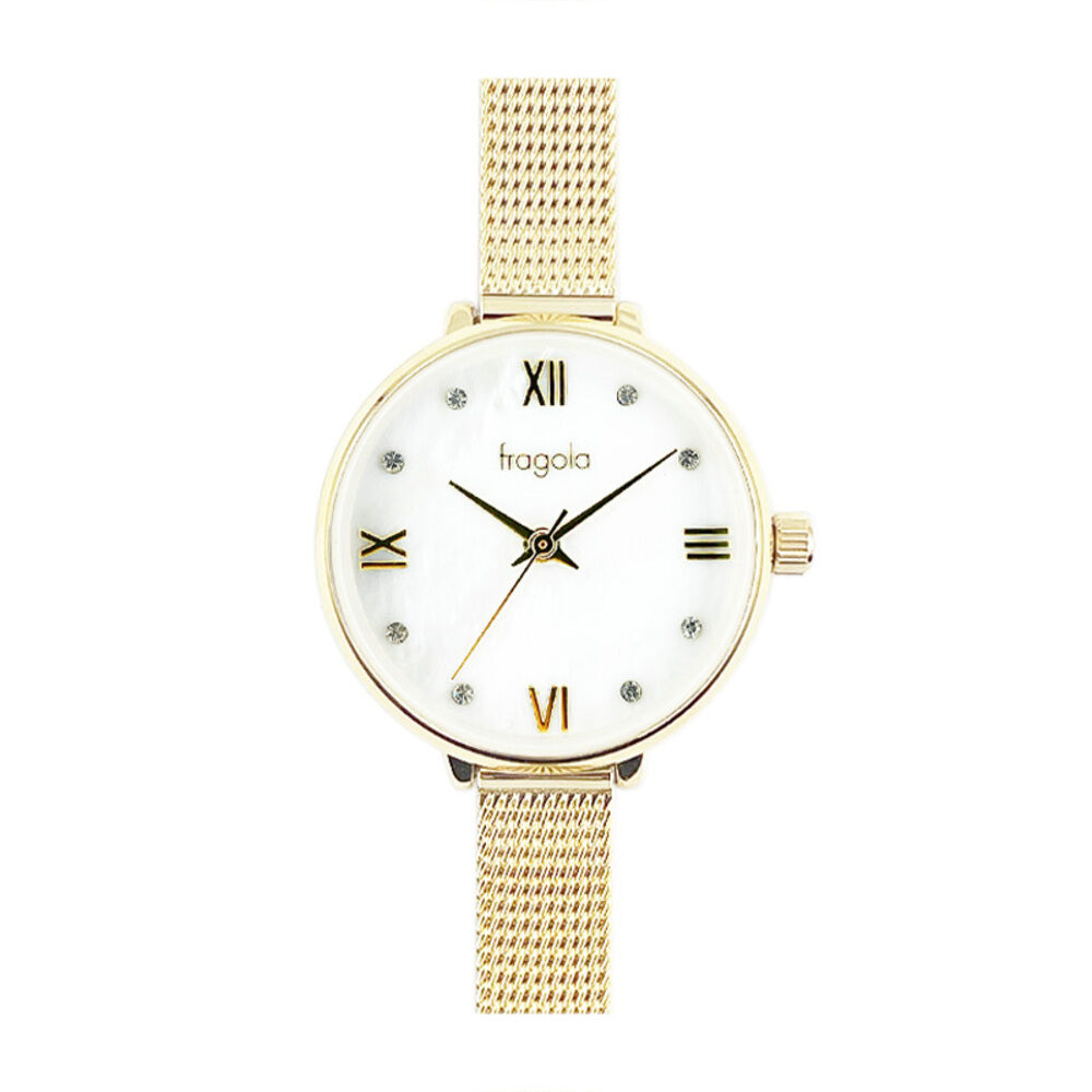 BACKYARD FAMILY「腕時計 レディース かわいい 通販 リストウォッチ 時計 日常生活防水 ローマ数字 キラキラ」|腕時計|ゴールド1