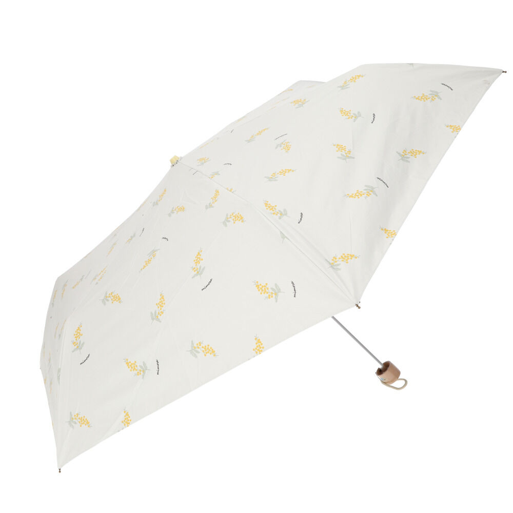 BACKYARD FAMILY「折りたたみ傘 レディース 晴雨兼用 通販 晴雨兼用傘 傘 かさ 折りたたみ 折り畳み 55cm」|傘|ホワイト2