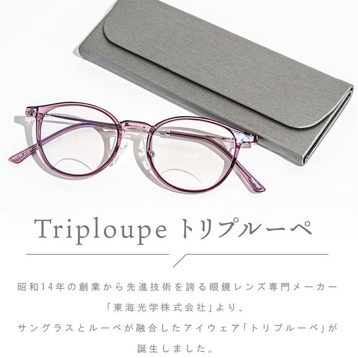 BACKYARD FAMILY「メガネ型ルーペ 通販 ルーペ眼鏡 拡大鏡 1.6倍 眼鏡ルーペ ルーペメガネ ルーペサングラス」|サングラス|